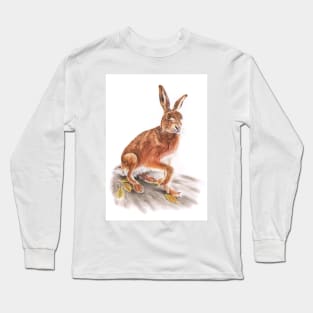 Brown Hare Long Sleeve T-Shirt